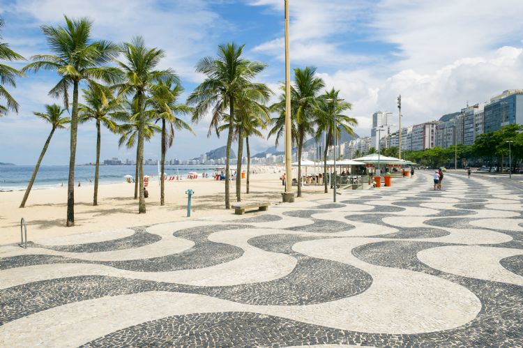Plage de Copacabana à Rio de Janeiro