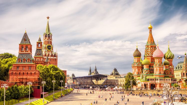 Place Rouge à Moscou