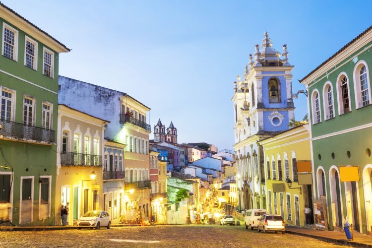 Quartier de Pelourinho à Salvador de Bahia