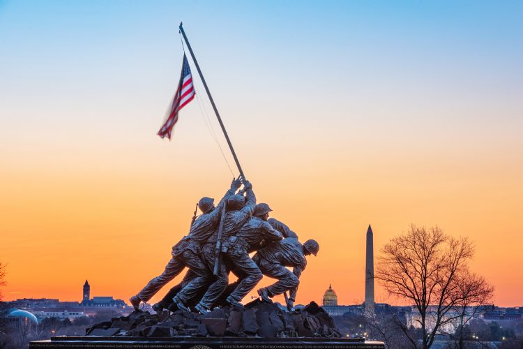 Marine Corps War Memorial près de Washington