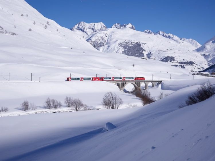 Glacier Express en hiver